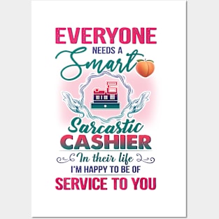 Sarcastic Cashier Posters and Art